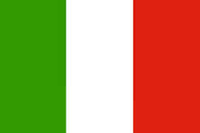 Italy flag from Rent a car Rhodes Autotour